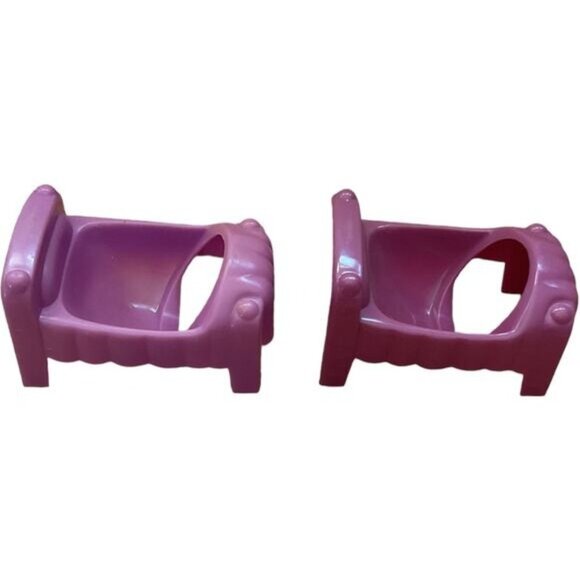 Playskool Weebles Purple Action Figure Bedroom Beds - Picture 2 of 6